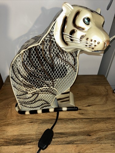 Deco Breeze Metal White Tiger Decorative Fan Model DBF1925 16