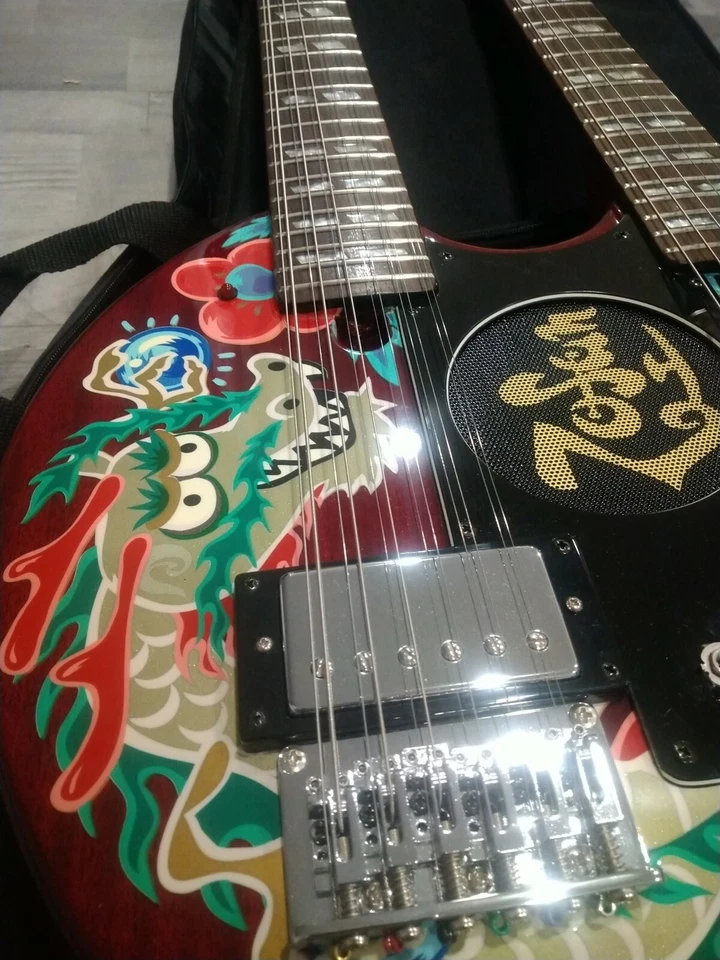 Fernandes zo-3 pescoço duplo TWO-HEAVEN MIJ quase novo em folha! F/S Estado perfeito raro! - Imagem 2 de 4