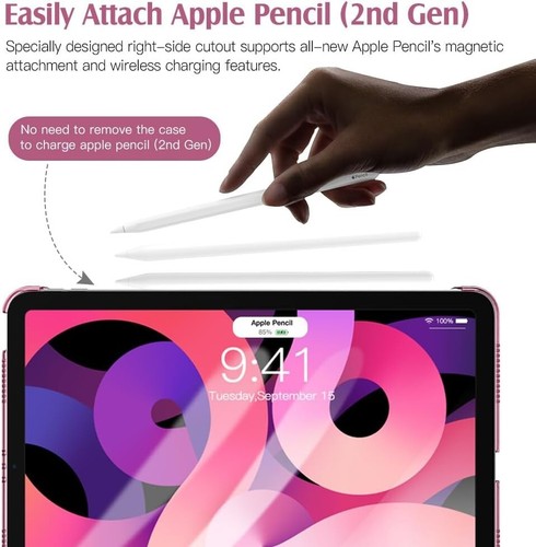 Magnetic Smart Case For iPad Air 1 2 9.7 5/6th 10.2 8 9th 10th 11th Gen 11" 10.9 - Picture 45 of 85