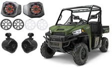 Kicker LED Kick Panel Speakers for 2018 Polaris Ranger XP1000 Tower Speakers