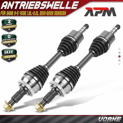 2x Antriebswelle Vorne mit ABS ring für Saab 9-5 YS3E Kombi 1.9L-3.0L 2001-2009