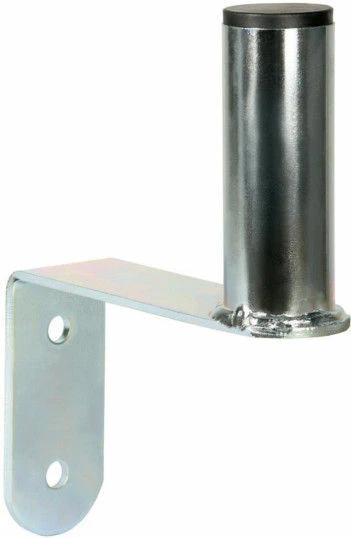 Staffa a muro 10x13 cm zincata sagomata ad S antenne wifi cpe access point