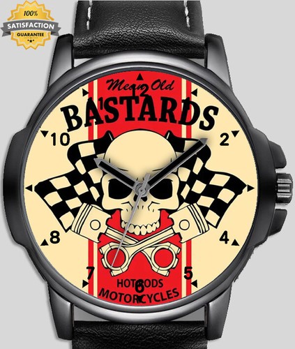 Mean Motociclista Rude Motore Cycle Arte Raro da Collezione Unico Orologio  Polso | eBay