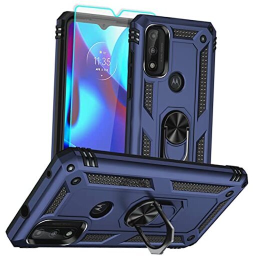 for Moto G Play 2023 Case: Moto G Pure Case, Moto G for Moto G Pure Case Blue