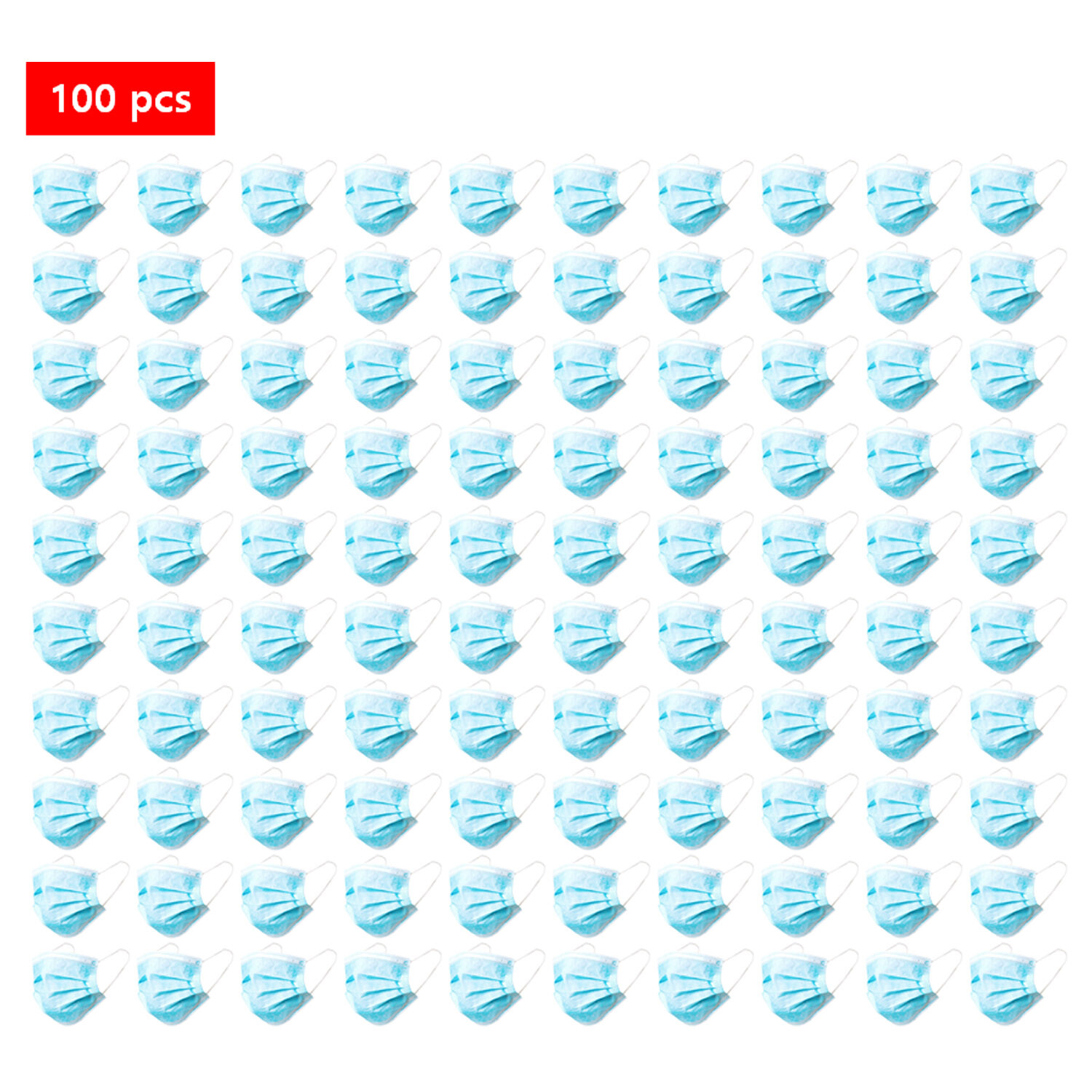 25pcs / 50pcs / 100pcs / HeyPex Global Disposable Face Masks eBay