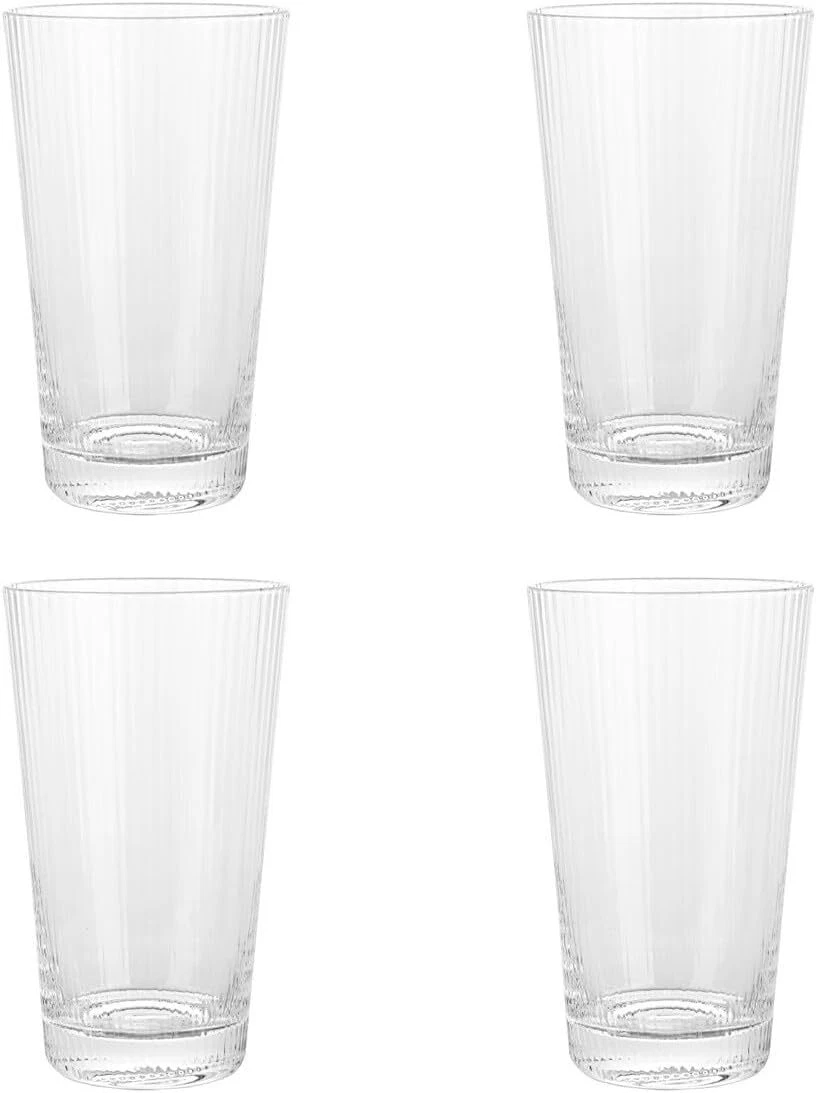 Crystal Highball Glasses Drinking Glasses ,Clear Tall Water