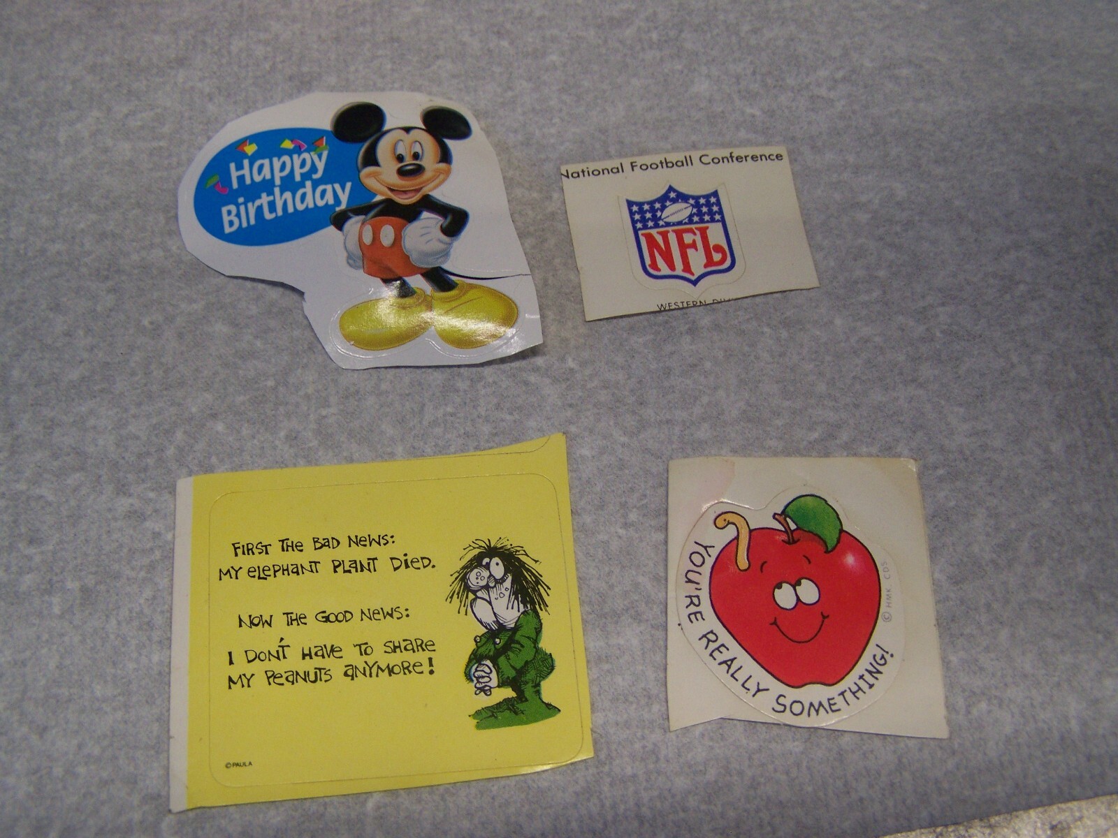 VINTAGE STICKER LOT 4 STICKERS TOTAL LOT 8-A | eBay