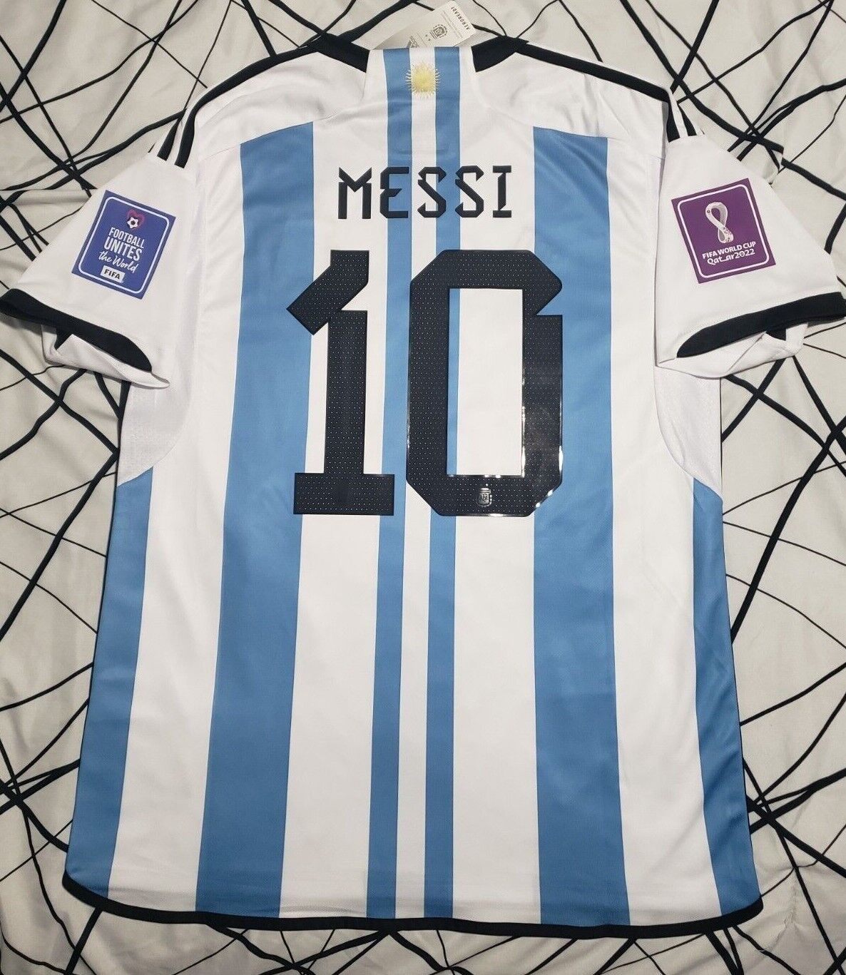 Argentina 22/23 World Cup Final - Home 2022 2023 MESSI #10 Jersey 