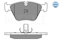 Meyle 025 231 8320 Brake Pad Set, Disc Brake For BMW