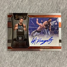 2022 Panini Select WWE LA Knight Ringside Action Signatures Auto Autograph YEAH!