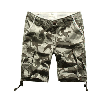 FOX JEANS Men's Elton Casual Military Camo Cargo Work Shorts - Main Image