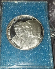 Vintage Silver Proof Marquette & Julia Iowa Tricentennial Exploration 1673-1993