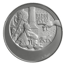 The Writing on the Wall Silver Israel Medal 1oz Bible Daniel 