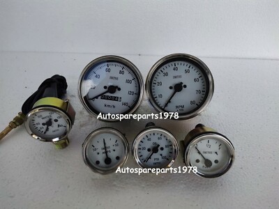 Smiths 52mm  Kit- Temp + Oil + Fuel + Amp + Speedo  0-140 KMH + 0-80 RPM 85MM WC