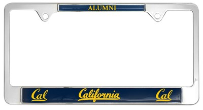 Cal Berkeley Alumni Metal License plate frame