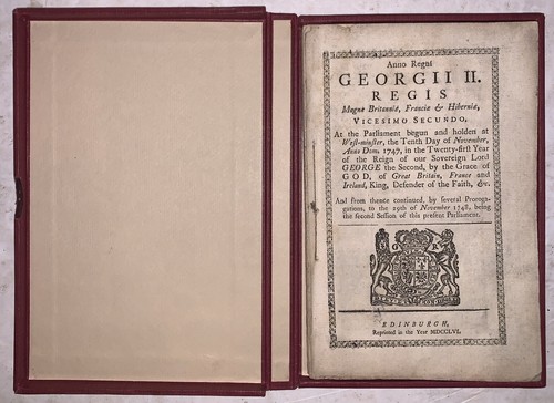 1756, ANNO REGNI GEORGII II, AN ACT FOR WIDOWS' FUND OF THE CHURCH OF SCOTLAND - Picture 4 of 8
