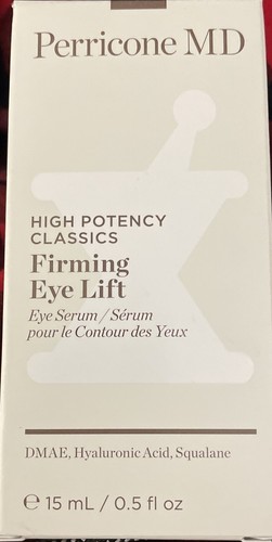 Perricone MD High Potency Classics Firming Eye Lift Serum 0.5 oz / 15mL NEW - Picture 2 of 3