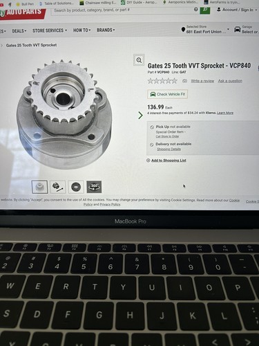 Gates 25 Tooth VVT Sprocket - Picture 8 of 8