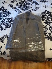 Banana Republic Men's Herringbone Italian Melton Topcoat Brand New