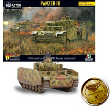 Warlord Games Bolt Action Miniatures - Tank War - Panzer III German