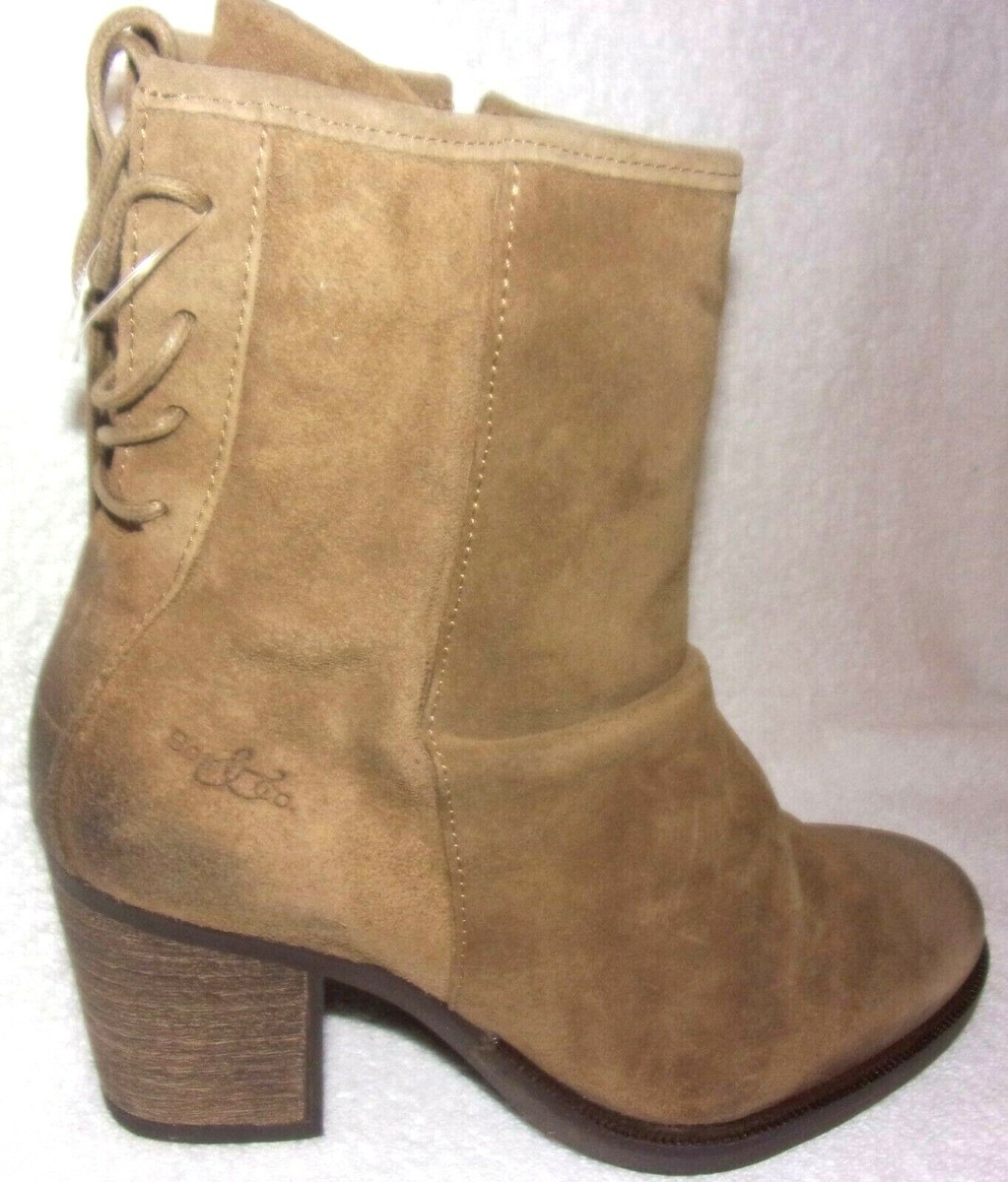 New Barlow Taupe Distressed Suede Ankle Boots EU 40, M