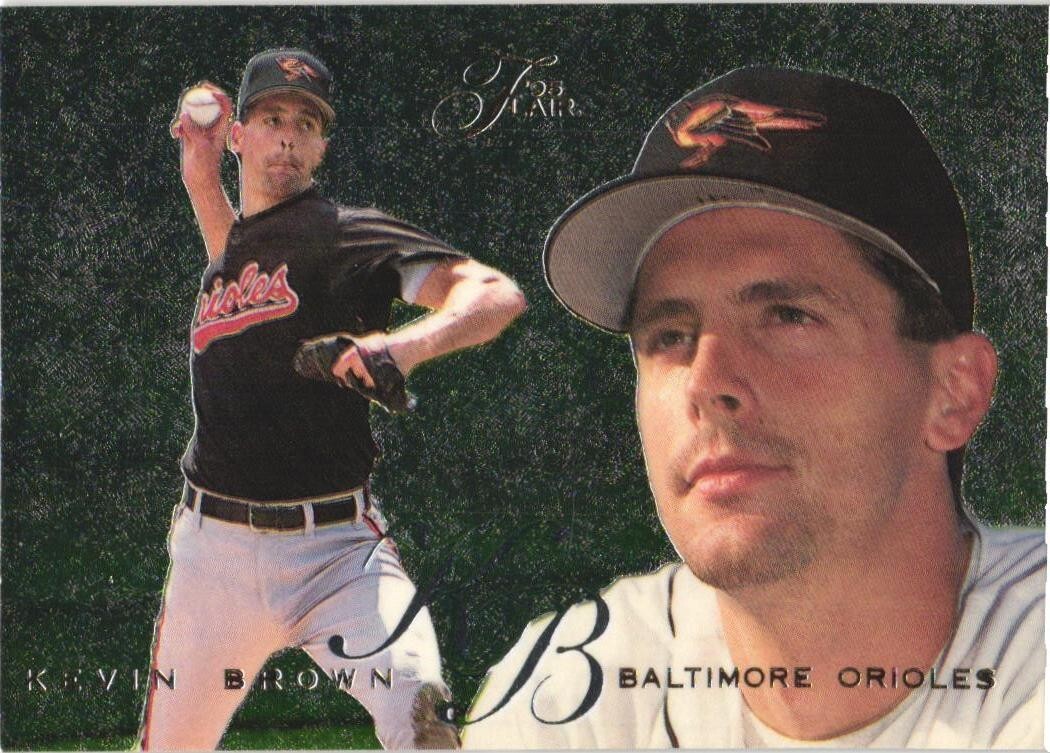 1995 Flair #219 Kevin Brown Baltimore Orioles