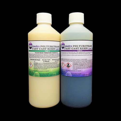 Low Odour Fast Cast Polyurethane Liquid Plastic Casting Resin 1kg Kit