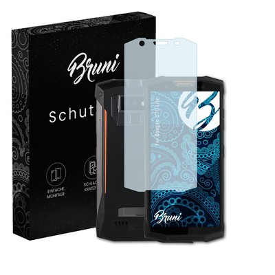 Bruni 2x Folie für Doogee S70 Lite Schutzfolie Displayschutzfolie