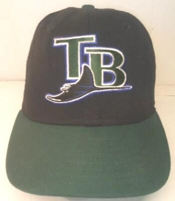 Tampa Bay Rays New Era 59FIFTY Blue Official On Field Hat Cap Size 6- 3/4
