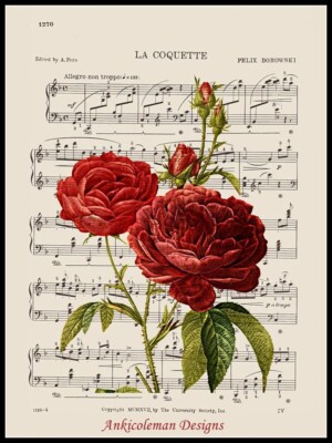 Chart Needlework DIY - Counted Cross Stitch Patterns - Musical Score I