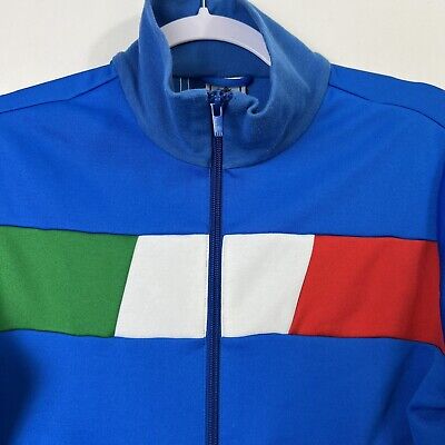 Adidas 2006 FIFA World Cup Italy Italia Blue Track Jacket Adidas 2006 FIFA World Cup Italy Italia Blue Track Jacket