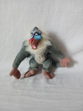 VINTAGE Lion King Disney 1994 Plush Stuffed Rafiki Rubber Head - EUC