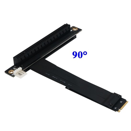 M.2 NGFF NVMe Key M to PCIe 3.0 X16 Extension Cable - Picture 3 of 15