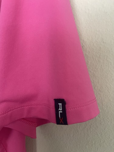 RLX Ralph Lauren Men’s Short Sleeve Bright Polo Shirt Size Large Golf Casual - Picture 4 of 5