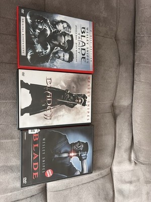 Blade 1+2+3 Blade Trilogie Wesley Snipes  (3-DVDs) DVD 
