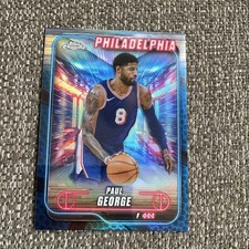 Topps 2024-25 Topps Chrome Paul George #135 Philadelphia 76ers NBA Basketball