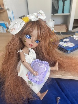OOAK Custom Hujoo ABS BJD Puppe hellbraune Haut 25 cm Pullip / Blythe Größe + Outfit auswählen