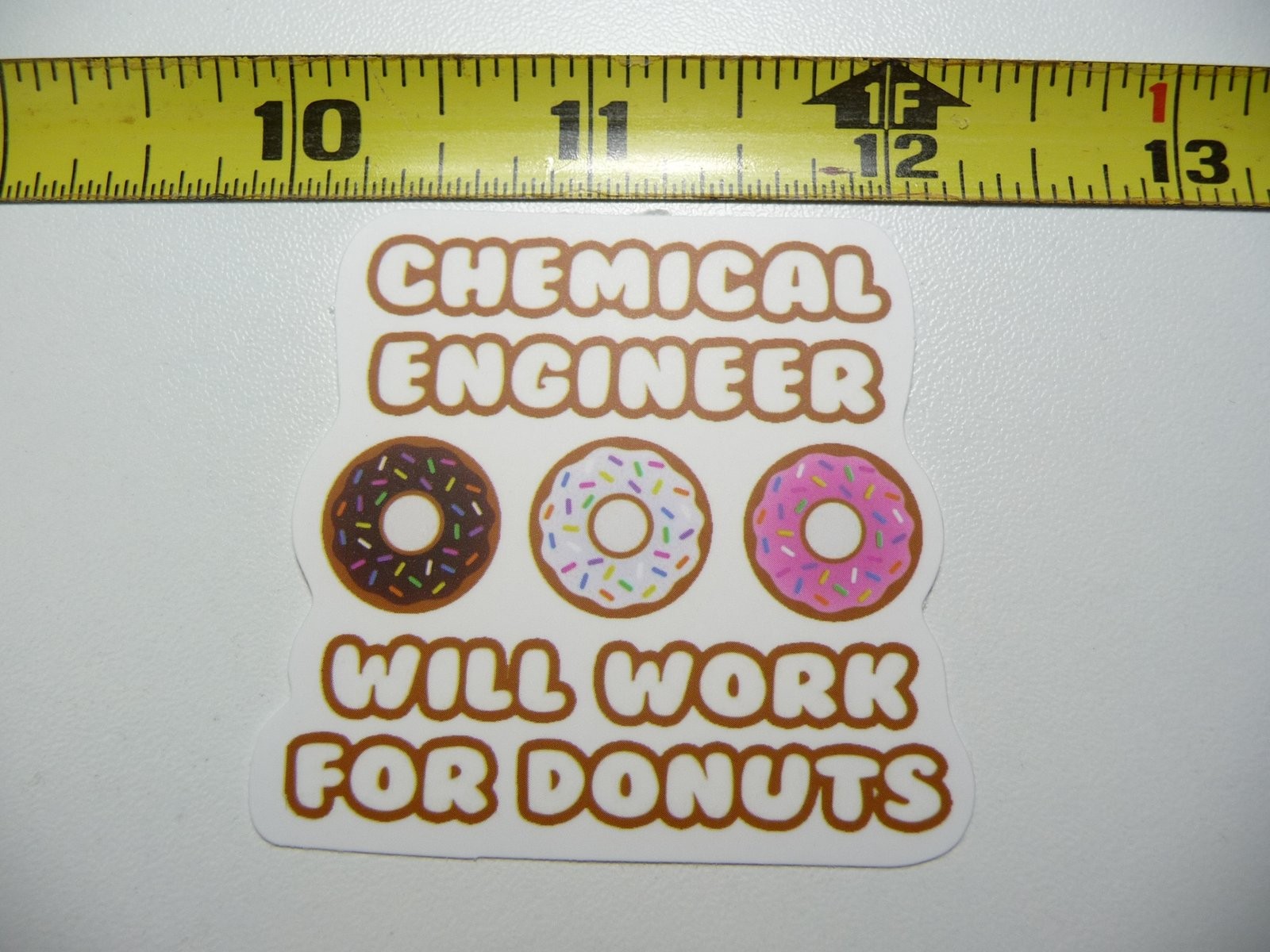 Work for Donuts Sticker for Teachers and Professors