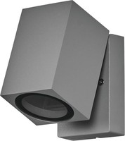 Osram AußEn Wandleuchte Cube Adj Wall Silber GU10 IP44 Schwenkbar GehäUse