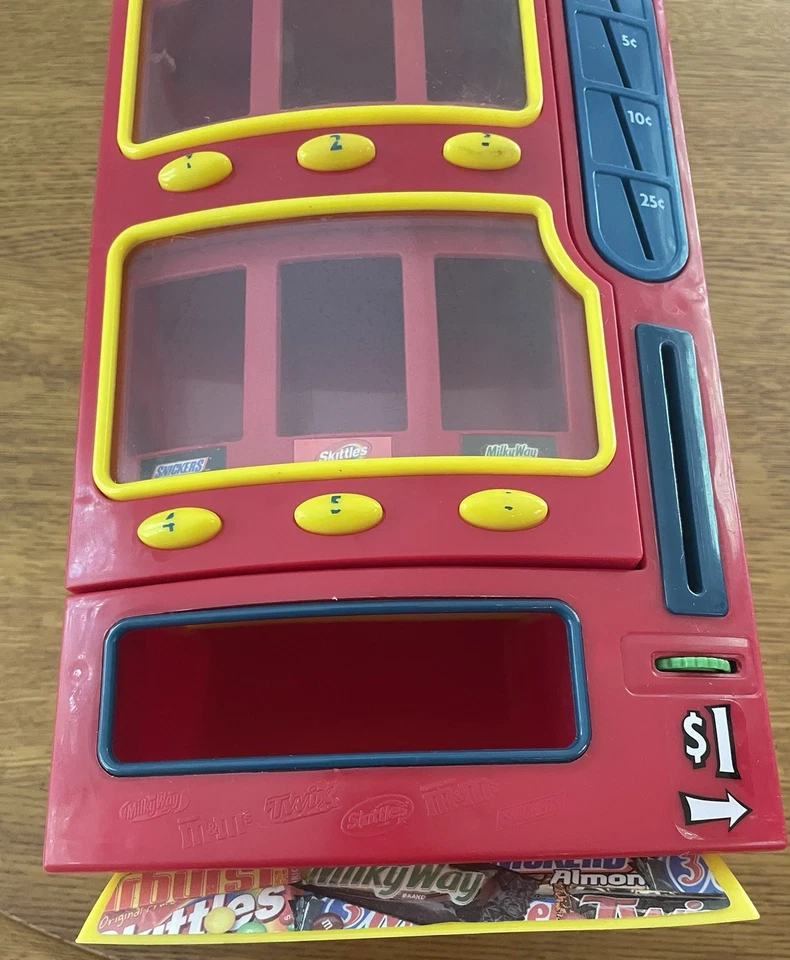 Mars M&M Candy Mini Vending Machine Coin Bank 2004 Twix Skittles Snickers - Image 4 of 4