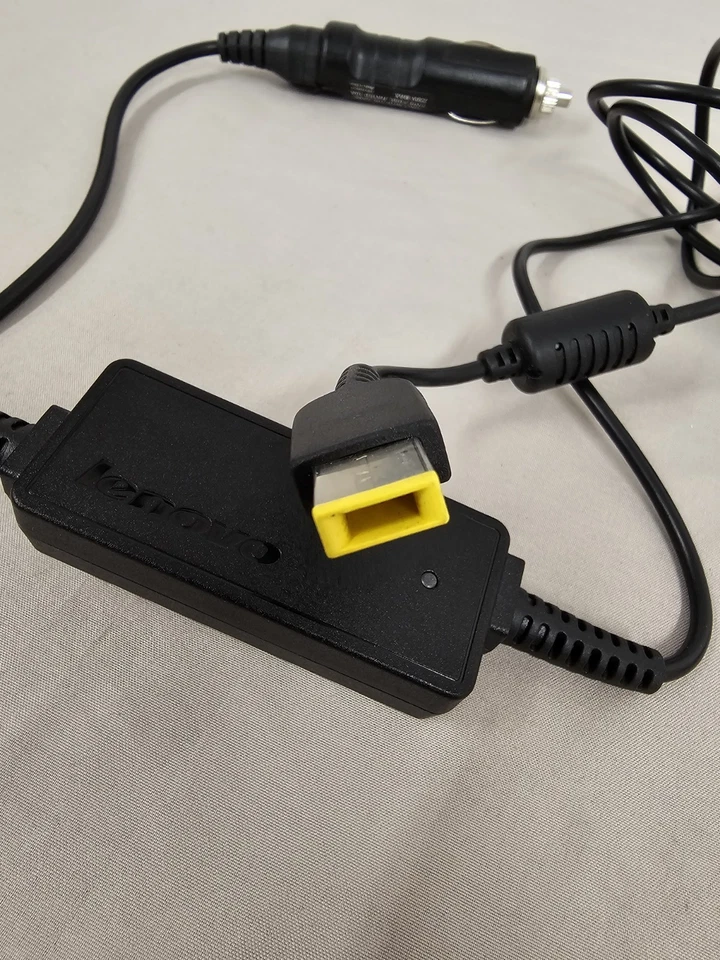 Cargador adaptador de viaje Lenovo 65W DC (punta delgada) para Thinkpad 0A36043 Foto 4 de 4