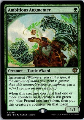 Ambitious Augmenter 140 R Secrets of Strixhaven Magic: The Gathering NM/M