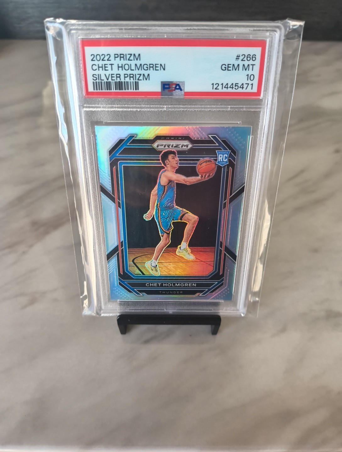 Chet Holmgren #266 Silver Prizm (RC)(2022-23 Panini Prizm)