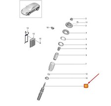 PORSCHE 718 CAYMAN 982 Stoßdämpfer vorne 982413031E NEU ORIGINAL