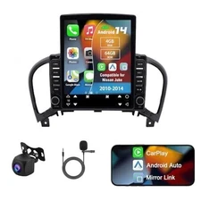 Slakerbe 9.7" Android 14 Car Radio, 4+64G, Wireless Carplay/Android Auto