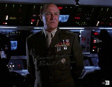 Robert Loggia Independence Day Signed & Ins 11x14 Photo General William Grey BAS