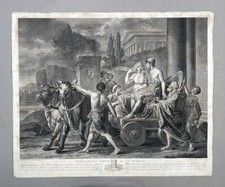 Peneloppo e Ulisse o il pudore, incisione da Lebarbier