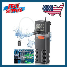 Internal Aquarium Filter Submersible Power Filter with Water Pump for Fish Tanks