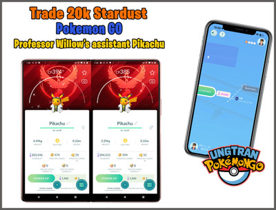   Shiny Professor Willow's Assistant Pikachu Back-ground Valor | Tr de 20K