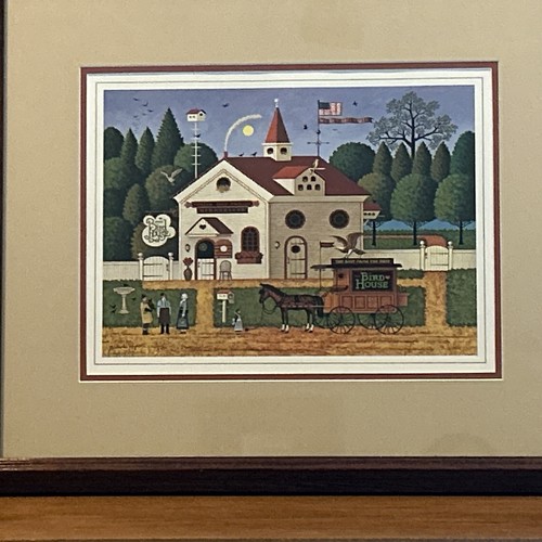 Charles Wysocki 'The Birdhouse' Collectible Signed Numbered Framed/Matted Print - Picture 9 of 16
